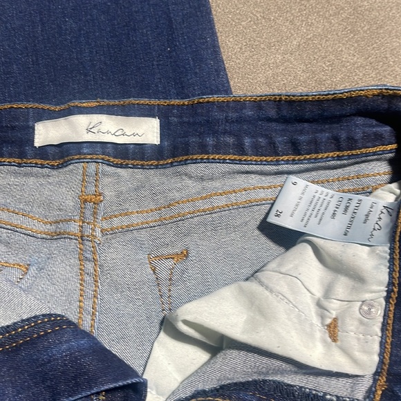 🥰🥰CanKan Dark Wash Mid Rise Distressed Jeans🥰🥰 - Picture 11 of 14